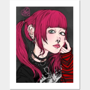 Cute Pink and Punk Posters and Art